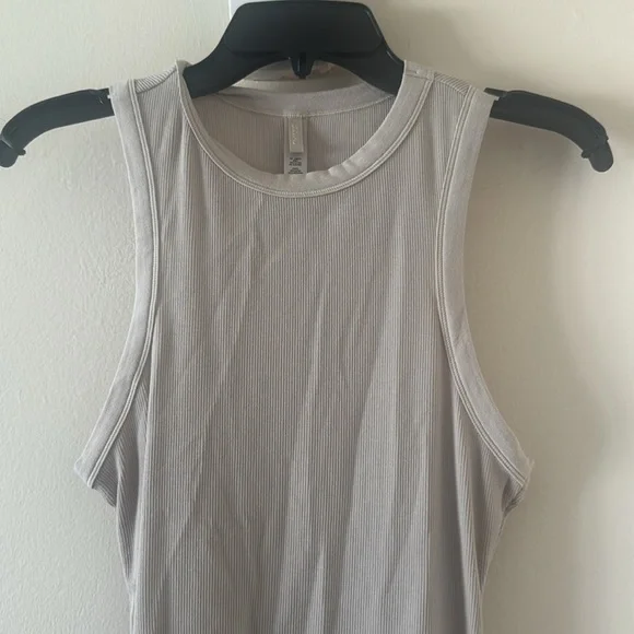 SKIMS COTTON RIB TANK MINI DRESS, ULTRA VIOLET, Size Medium, $60 - Picture 4 of 7